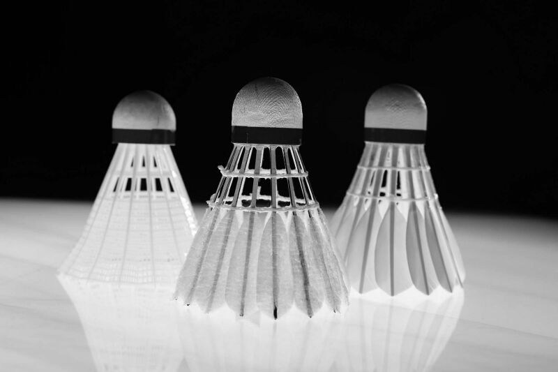 Un volant de badminton